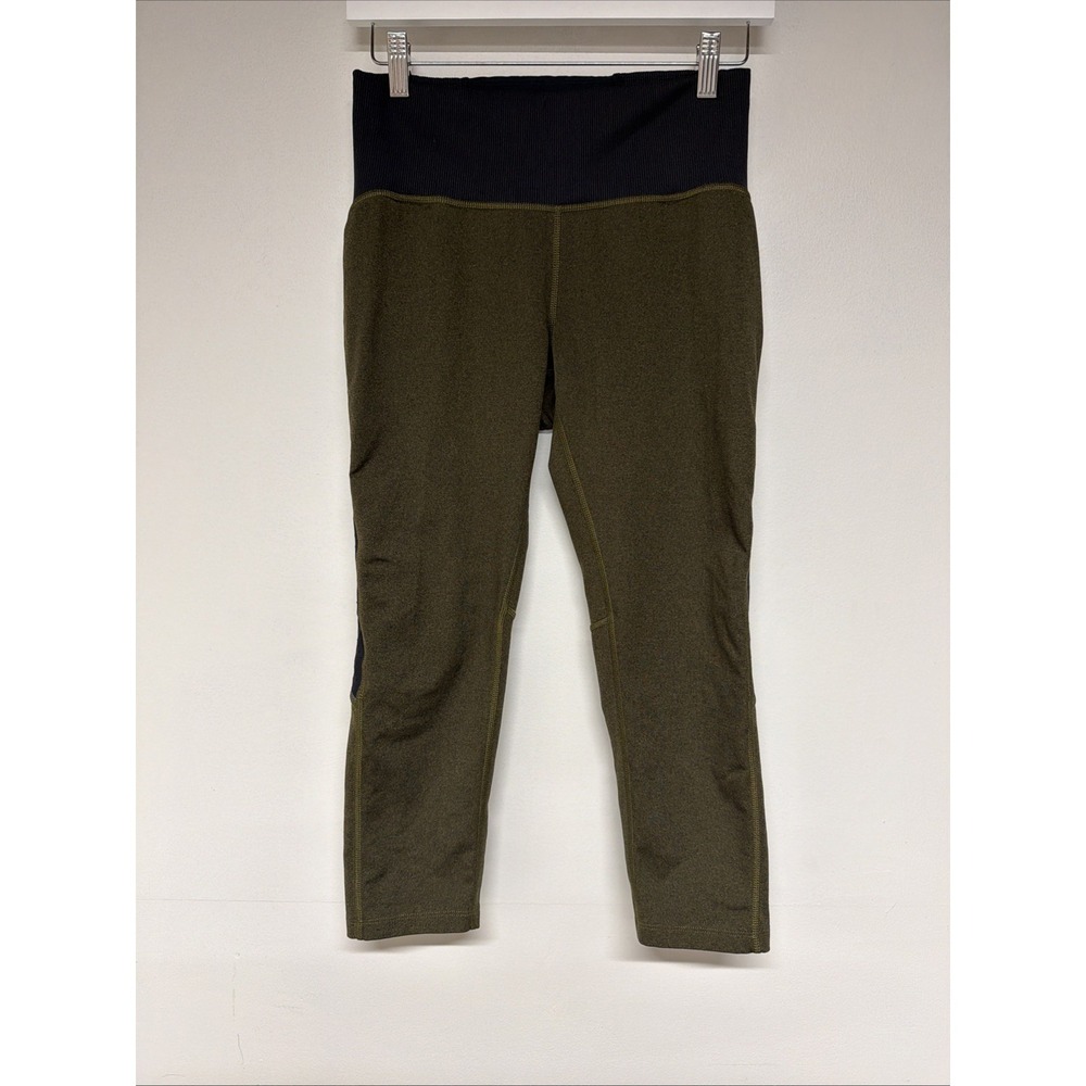 REI CO-OP Leggings Size M Women Athletic Hiking Mid Rise Ankle Green